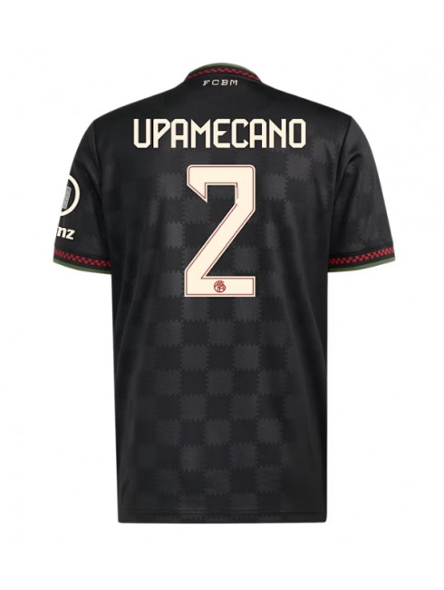 Moški Nogometna dresi replika Bayern Munich Dayot Upamecano #2 Tretji 2025-26 Kratek rokav Moški Nogometna dresi replika Bayern Munich Dayot Upamecano #2 Tretji 2025-26 Kratek rokav